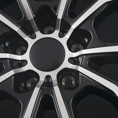 SX-Wheels SX2 Glossy Black Machined Alufelge 8.5x19 Zoll ET30 LK 5x112 ML72.6 – Bild 4