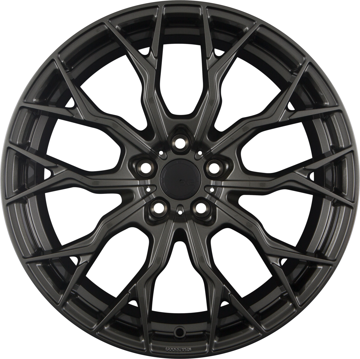 SX-Wheels SX2 Glossy Gunmetal Alufelge 8.5x19 Zoll ET35 LK 5x120 ML72.6