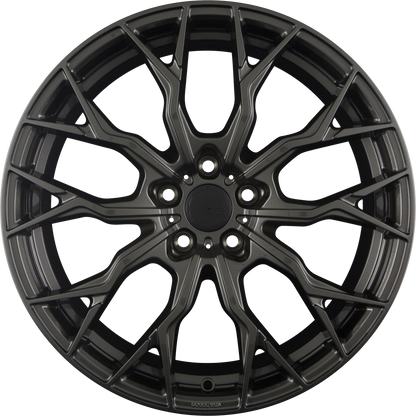 SX-Wheels SX2 Glossy Gunmetal Alufelge 8.5x19 Zoll ET35 LK 5x120 ML72.6