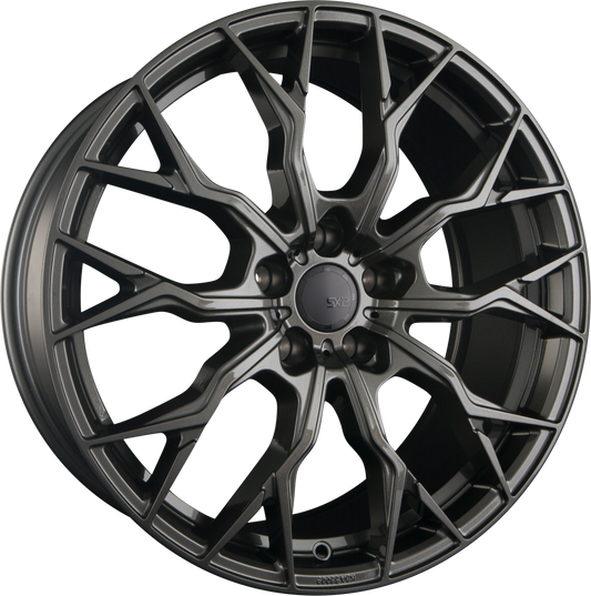 SX-Wheels SX2 Glossy Gunmetal Alufelge 8.5x19 Zoll ET35 LK 5x120 ML72.6 – Bild 2