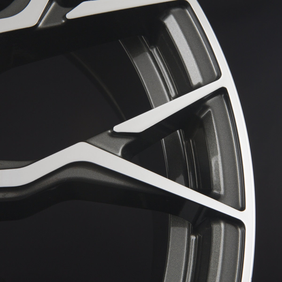 SX-Wheels SX2 Glossy Gunmetal Machined Alufelge 8.5x19 Zoll ET30 LK 5x112 ML72.6 – Bild 4