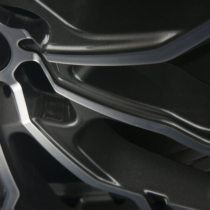 SX-Wheels SX2 Glossy Gunmetal Machined Alufelge 8.5x19 Zoll ET30 LK 5x112 ML72.6 – Bild 5