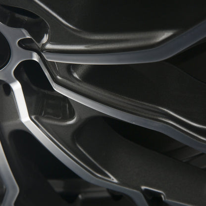 SX-Wheels SX2 Glossy Gunmetal Machined Alufelge 8.5x19 Zoll ET45 LK 5x112 ML72.6 – Bild 5