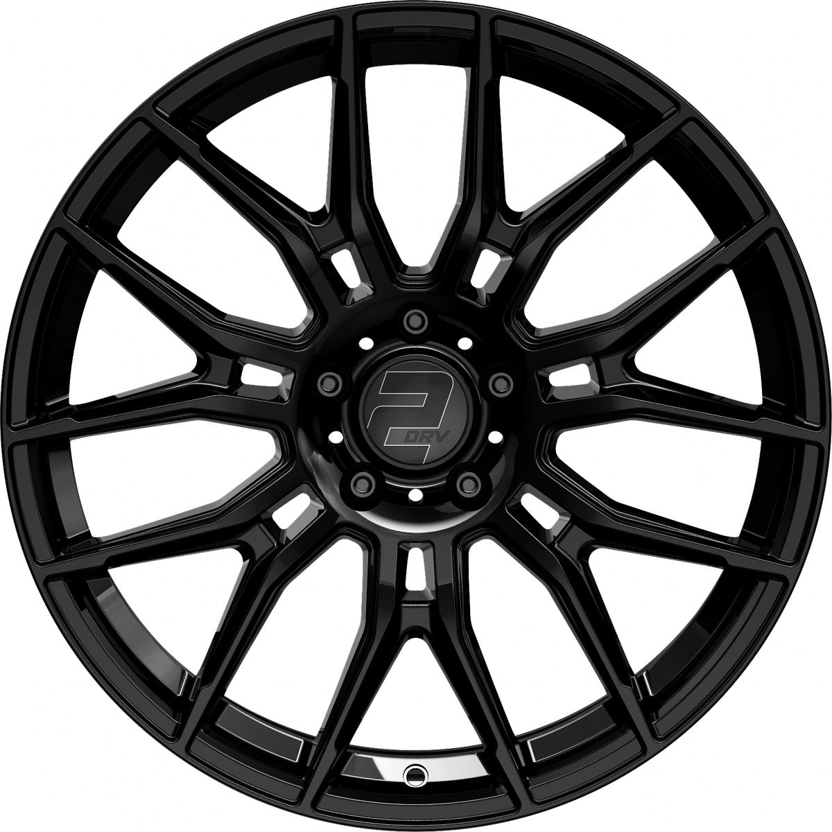 2DRV WH42 schwarz glänzend lackiert 8.5x20 ET30 - LK5/112 ML66.6