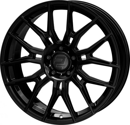 2DRV WH42 schwarz glänzend lackiert 8.5x20 ET30 - LK5/112 ML66.6