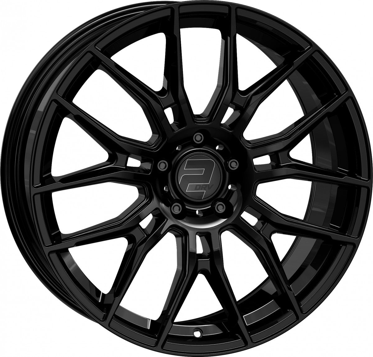 2DRV WH42 schwarz glänzend lackiert 8.5x20 ET35 - LK5/112 ML66.6