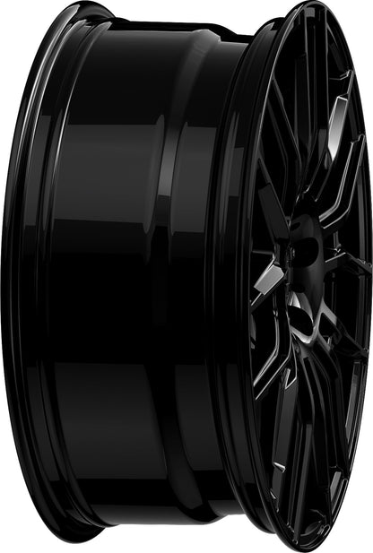 2DRV WH42 schwarz glänzend lackiert 8.5x20 ET35 - LK5/112 ML66.6
