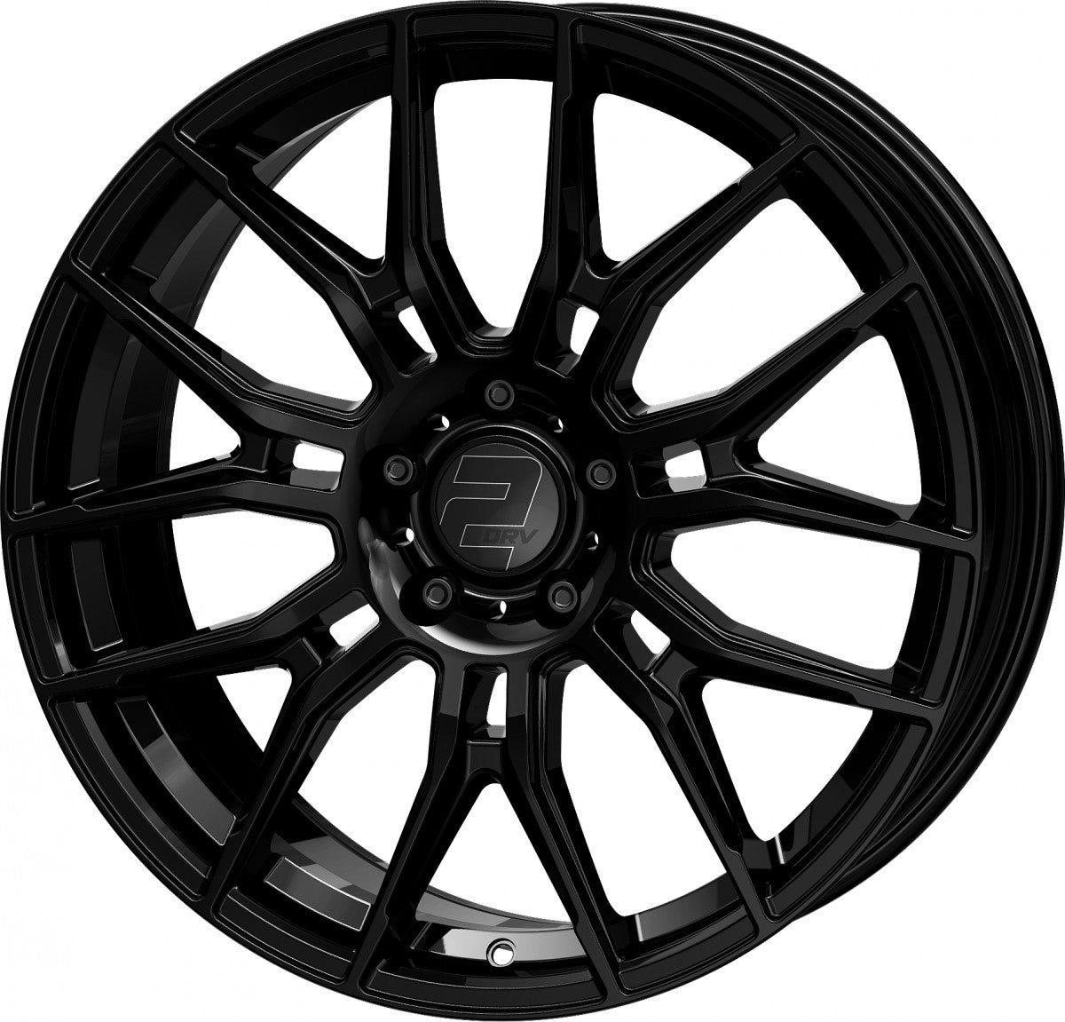 2DRV WH42 schwarz glänzend lackiert 8.5x20 ET45 - LK5/112 ML66.6