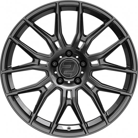 2DRV WH42 dark gunmetal lackiert Alufelge 8.5x20 Zoll ET35 LK 5x112 ML66.6 – Bild 2