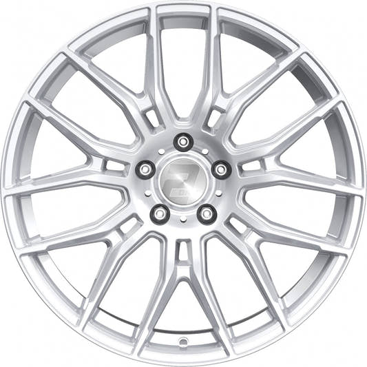 2DRV WH42 race silber lackiert Alufelge 8.5x20 Zoll ET30 LK 5x112 ML66.6 – Bild 2