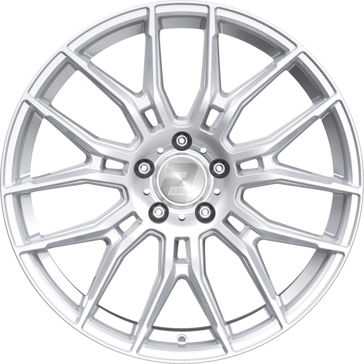 2DRV WH42 race silber lackiert 8.5x20 ET35 - LK5/120 ML72.6