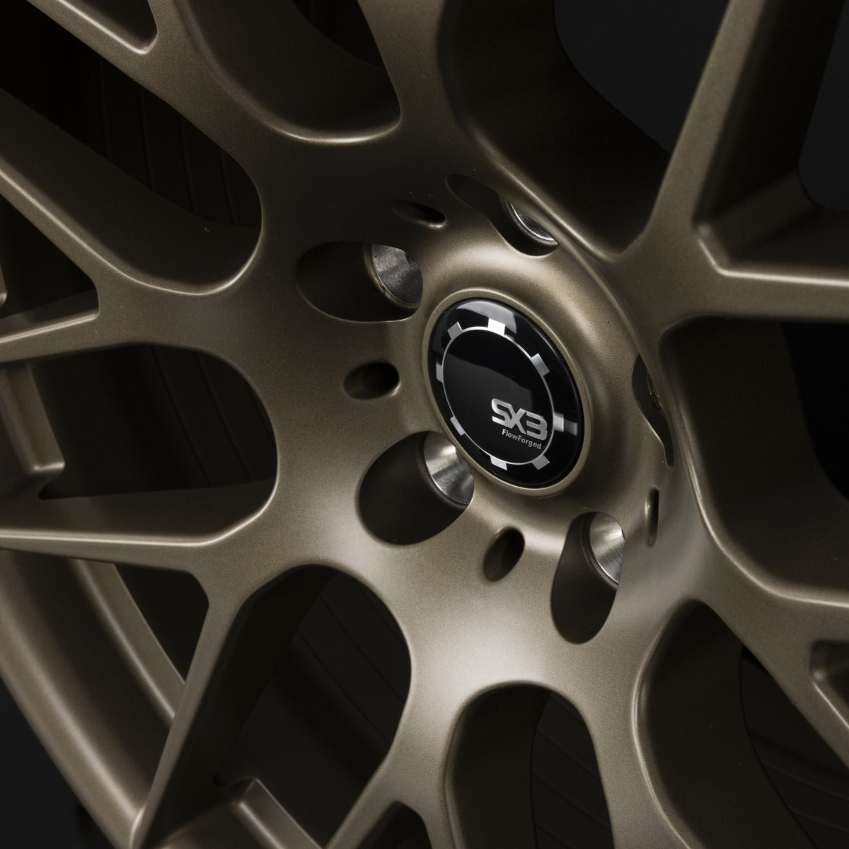 SX-Wheels SX3-FF Matt Bronze (BR) Alufelge 9.5x19 Zoll ET45 LK 5x112 ML72.6 – Bild 3