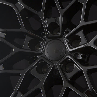 SX-Wheels SX1 Glossy Black (GB) Alufelge 8.5x19 Zoll ET30 LK 5x112 ML72.6 – Bild 4