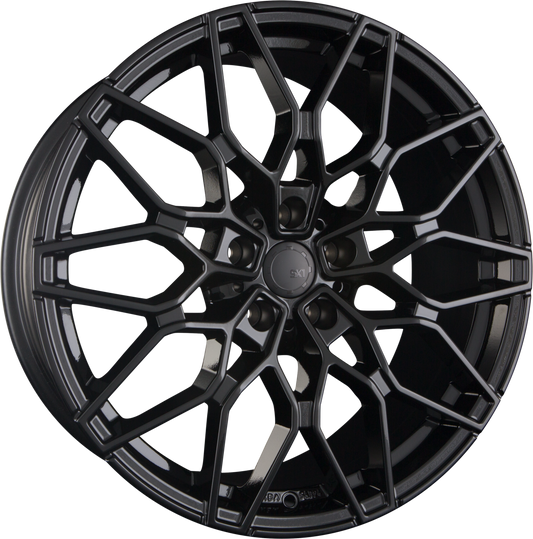SX-Wheels SX1 Glossy Black (GB) Alufelge 8.5x19 Zoll ET45 LK 5x112 ML72.6 – Bild 2