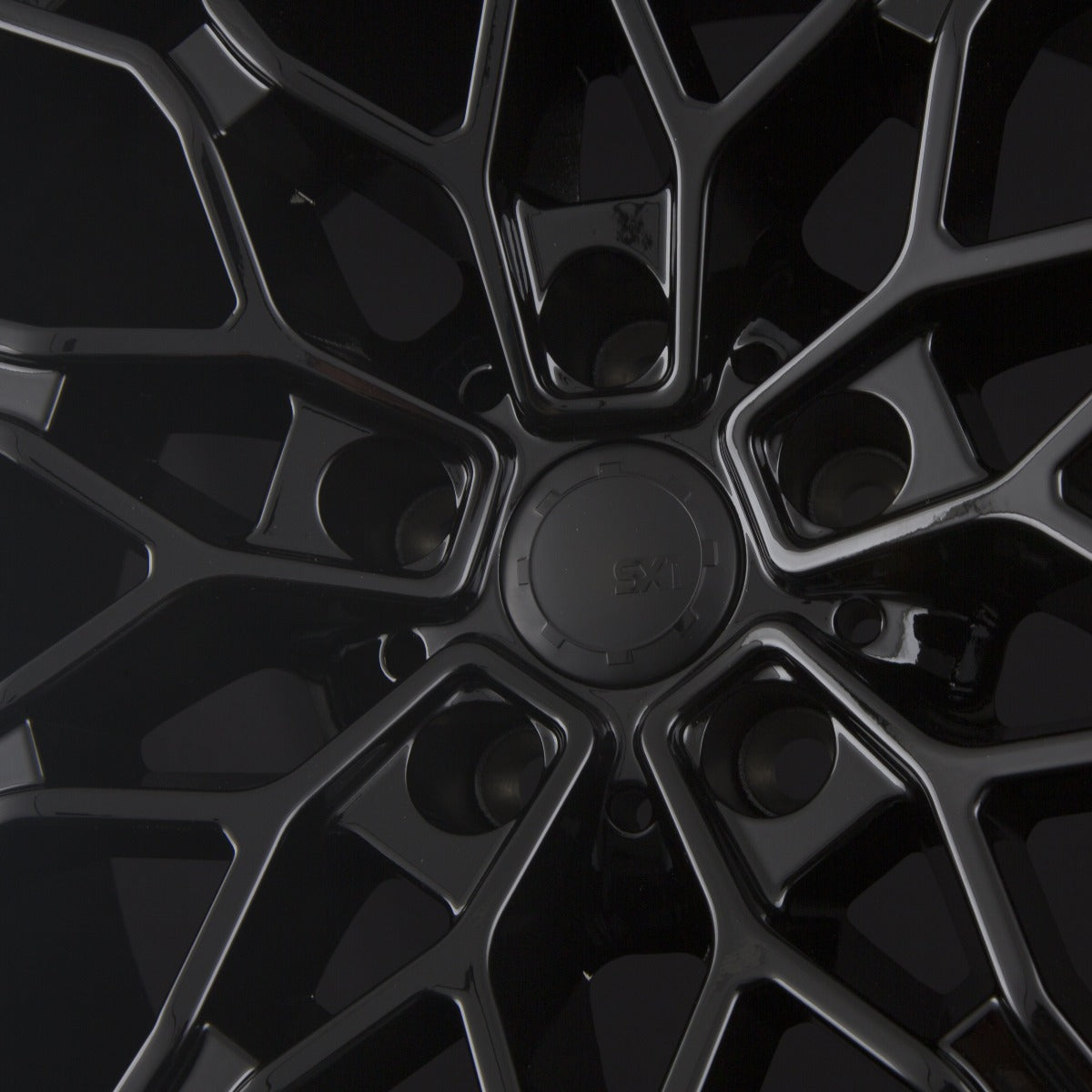 SX-Wheels SX1 Glossy Black (GB) Alufelge 8.5x19 Zoll ET35 LK 5x120 ML72.6 – Bild 4