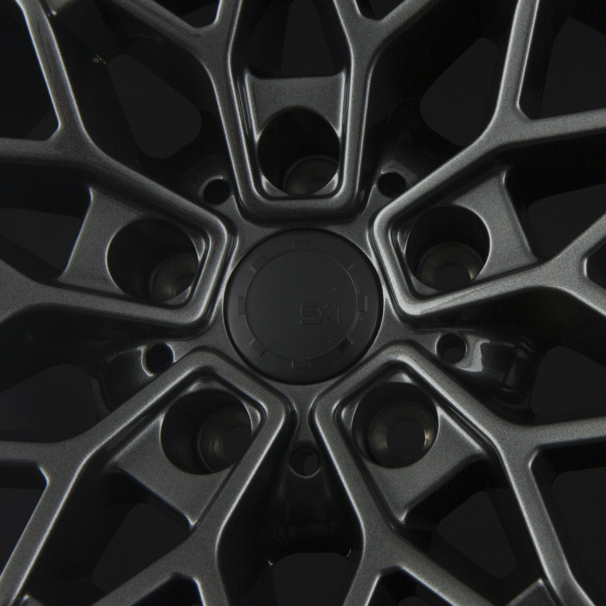 SX-Wheels SX1 Glossy Gunmetal (GG) Alufelge 8.5x19 Zoll ET30 LK 5x112 ML72.6 – Bild 4