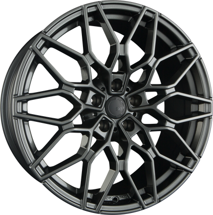 SX-Wheels SX1 Glossy Gunmetal (GG) Alufelge 8.5x19 Zoll ET35 LK 5x120 ML72.6 – Bild 2