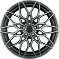 SX-Wheels SX1 Glossy Gunmetal Machined (GGM) Alufelge 8.5x19 Zoll ET35 LK 5x120 ML72.6