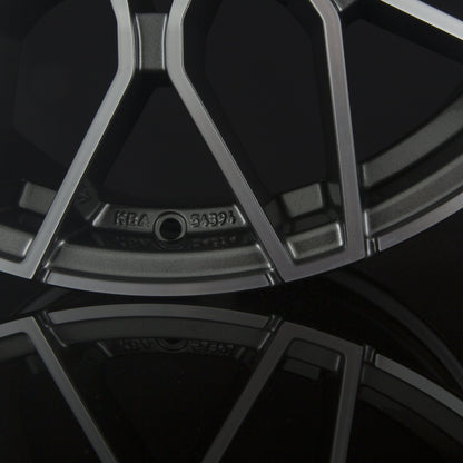 SX-Wheels SX1 Glossy Gunmetal Machined (GGM) Alufelge 8.5x19 Zoll ET35 LK 5x120 ML72.6 – Bild 3