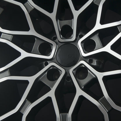 SX-Wheels SX1 Glossy Gunmetal Machined (GGM) Alufelge 8.5x19 Zoll ET35 LK 5x120 ML72.6 – Bild 4
