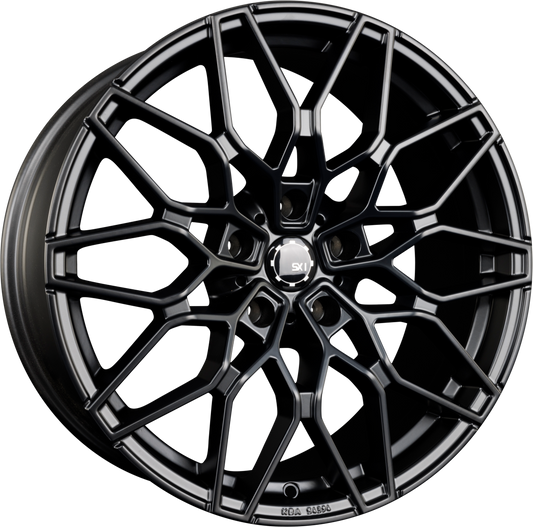 SX-Wheels SX1 Matt Black (SW) Alufelge 8.5x19 Zoll ET35 LK 5x120 ML72.6 – Bild 2