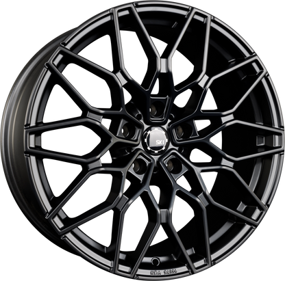 SX-Wheels SX1 Matt Black (SW) Alufelge 8.5x19 Zoll ET35 LK 5x120 ML72.6 – Bild 2