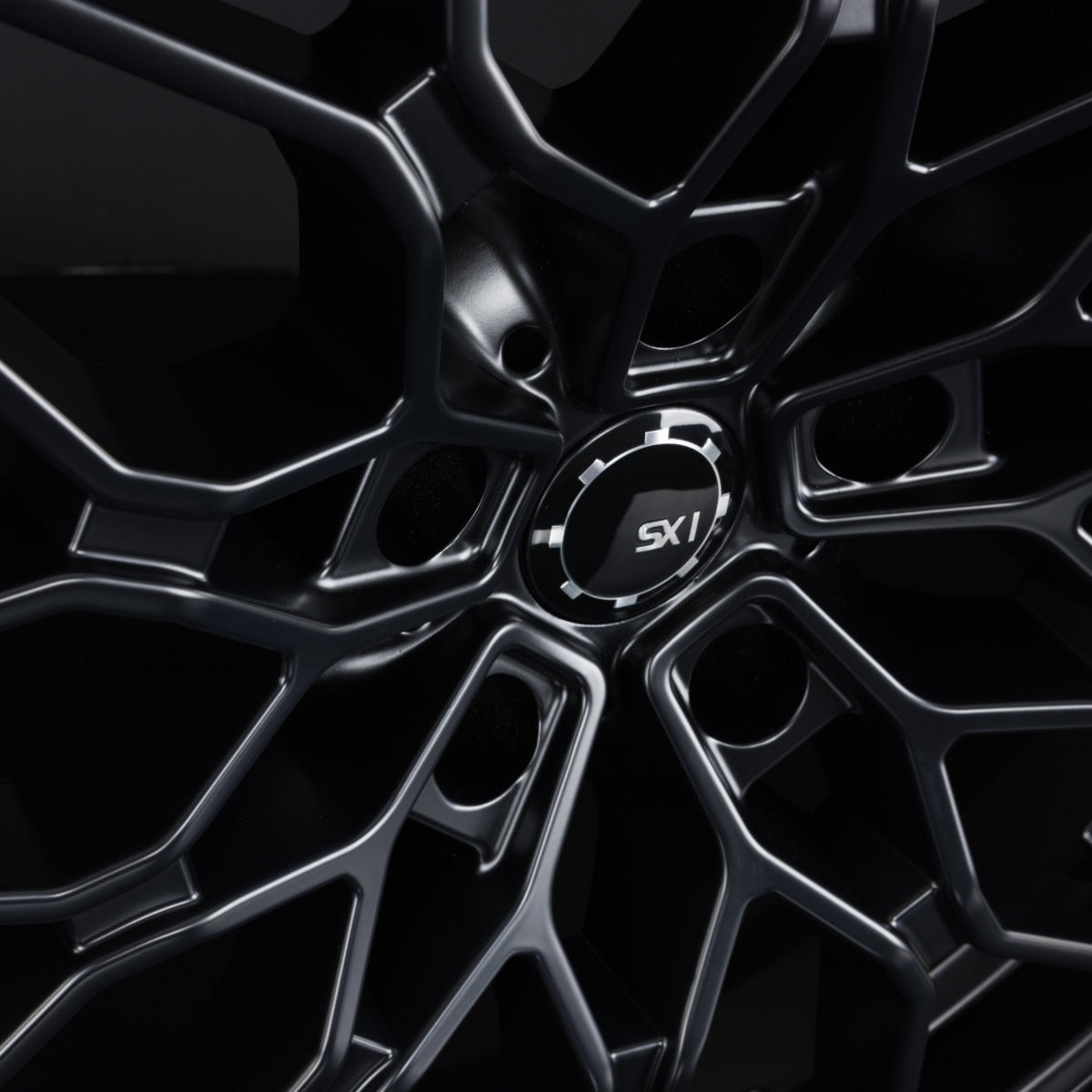 SX-Wheels SX1 Matt Black (SW) Alufelge 8.5x19 Zoll ET35 LK 5x120 ML72.6 – Bild 3