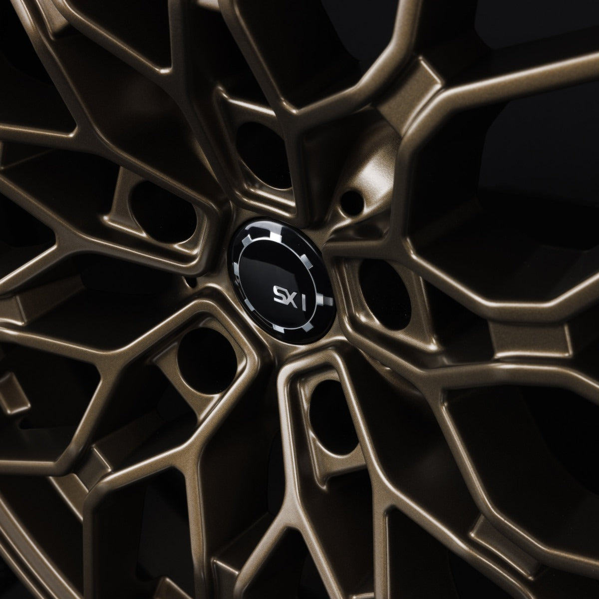 SX-Wheels SX1 Matt Bronze (BR) Alufelge 8.5x19 Zoll ET30 LK 5x112 ML72.6 – Bild 3