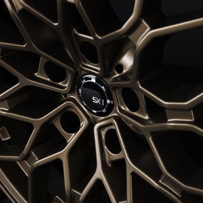 SX-Wheels SX1 Matt Bronze (BR) Alufelge 8.5x19 Zoll ET30 LK 5x112 ML72.6 – Bild 3