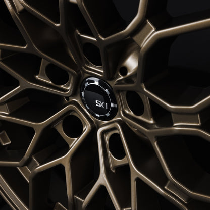 SX-Wheels SX1 Matt Bronze (BR) Alufelge 8.5x19 Zoll ET45 LK 5x112 ML72.6 – Bild 3