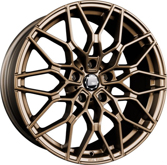 SX-Wheels SX1 Matt Bronze (BR) Alufelge 8.5x19 Zoll ET35 LK 5x120 ML72.6 – Bild 2