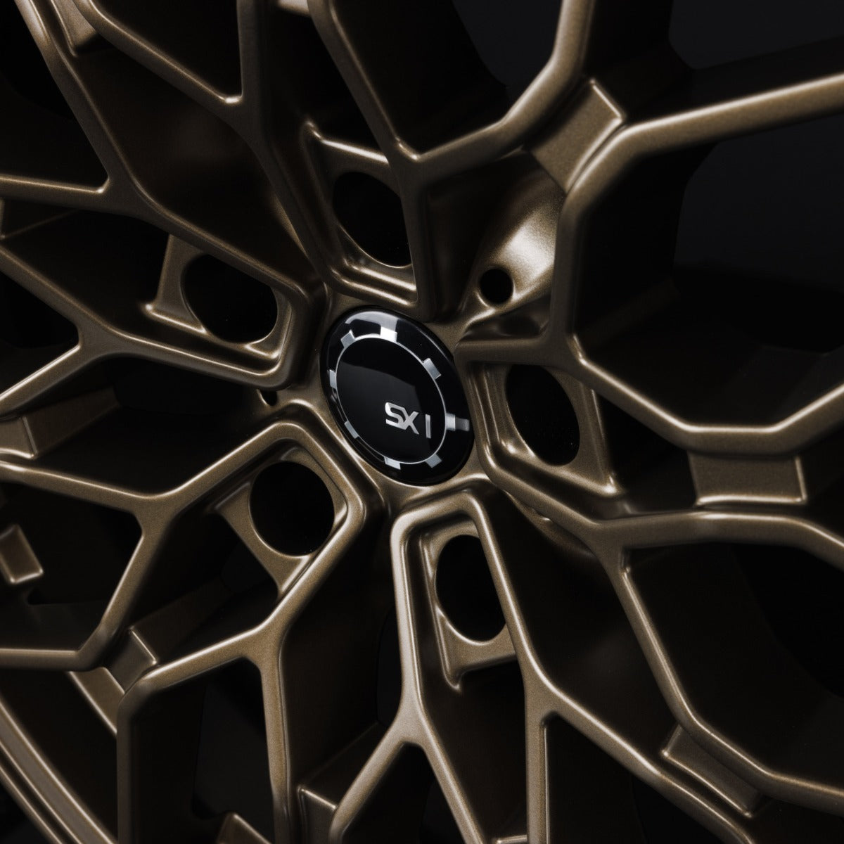 SX-Wheels SX1 Matt Bronze (BR) Alufelge 8.5x19 Zoll ET35 LK 5x120 ML72.6 – Bild 3