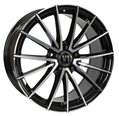 V1 Wheels V2 schwarz hochglanzpoliert Alufelge 8x18 Zoll ET45 LK 5x112 ML66.6