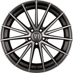 V1 Wheels V2 Daytona Grau Poliert DGP+ Alufelge 8.5x19 Zoll ET35 LK 5x120 ML72.6