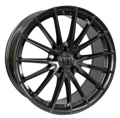 V1 Wheels V2 daytona grau lackiert Alufelge 8x18 Zoll ET35 LK 5x120 ML72.6