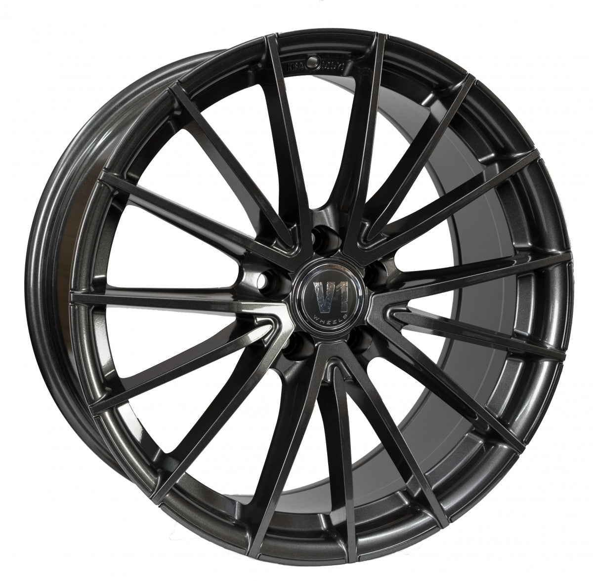 V1 Wheels V2 daytona grau lackiert Alufelge