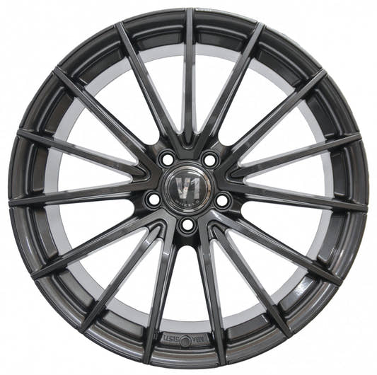 V1 Wheels V2 daytona grau lackiert Alufelge – Bild 2