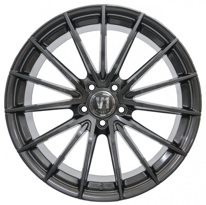 V1 Wheels V2 daytona grau lackiert Alufelge – Bild 2