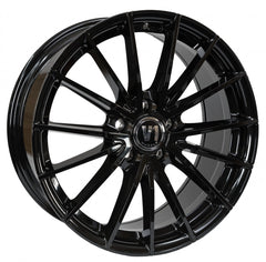 V1 Wheels V2 schwarz glänzend lackiert Alufelge 8x18 Zoll ET45 LK 5x112 ML66.6