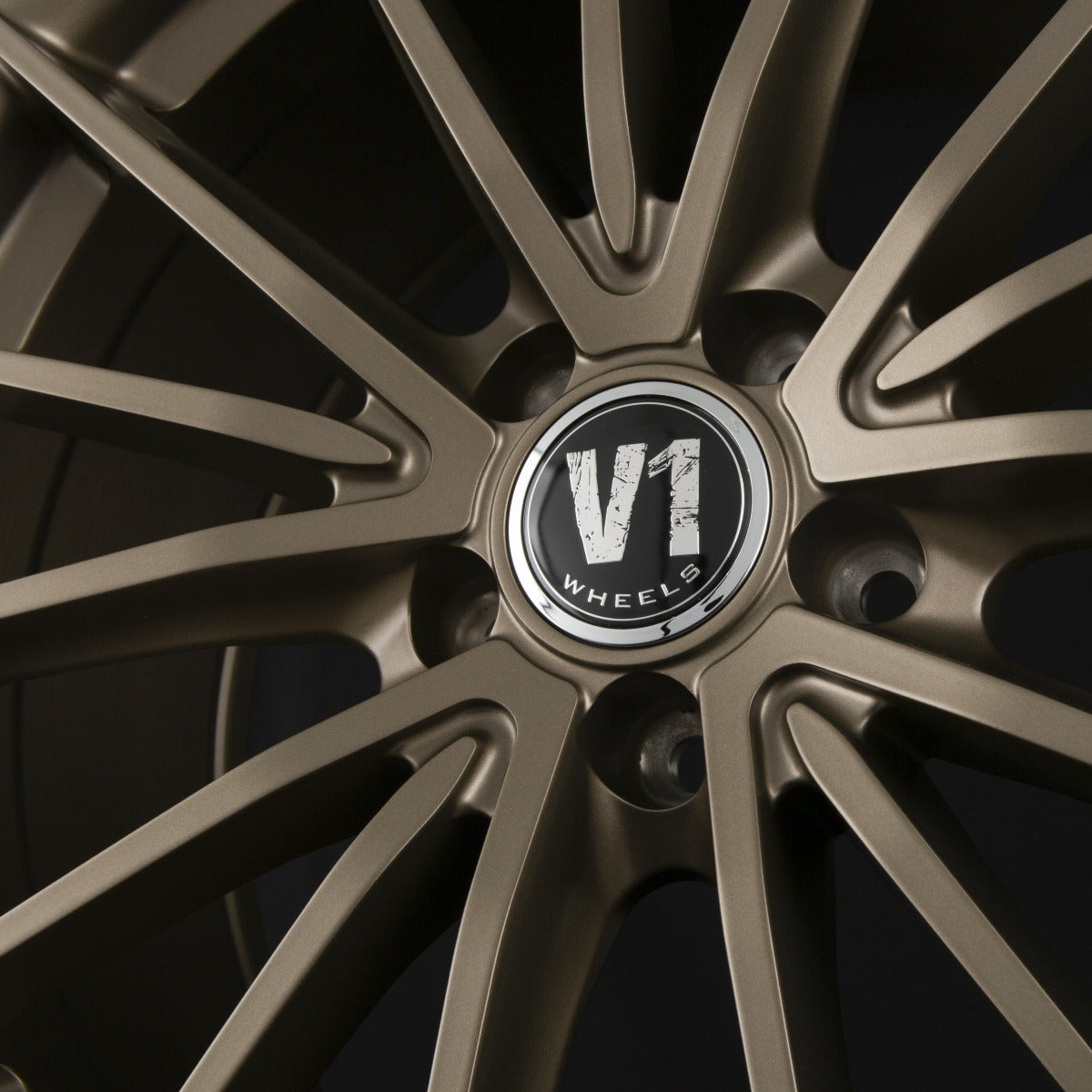 V1 Wheels V2 Bronze Matt Lackiert (BR) Alufelge 8.5x19 Zoll ET45 LK 5x112 ML66.6 – Bild 2