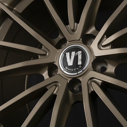 V1 Wheels V2 Bronze Matt Lackiert (BR) Alufelge 8.5x19 Zoll ET35 LK 5x120 ML72.6 – Bild 2