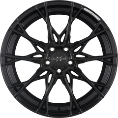Axxion X1 schwarz glänzend lackiert Alufelge 8.5x19 Zoll ET35 LK 5x112 ML72.6