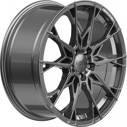 Axxion X1 daytona grau lackiert Alufelge 8.5x19 Zoll ET35 LK 5x112 ML72.6 – Bild 4