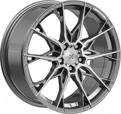 Axxion X1 daytona grau hochglanzpoliert Alufelge 8.5x19 Zoll ET45 LK 5x112 ML72.6 – Bild 3