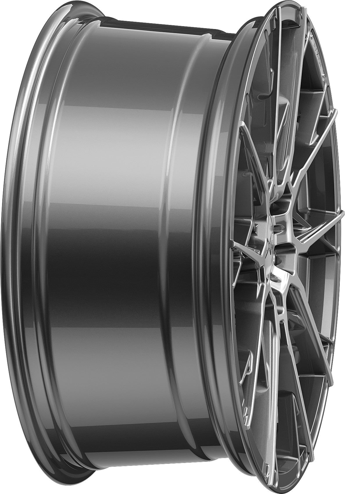 Axxion X1 daytona grau hochglanzpoliert Alufelge 8.5x19 Zoll ET45 LK 5x112 ML72.6 – Bild 6
