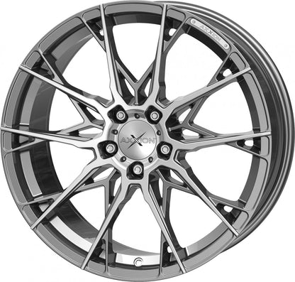 Axxion X1 daytona grau hochglanzpoliert Alufelge 8.5x19 Zoll ET45 LK 5x112 ML72.6 – Bild 7