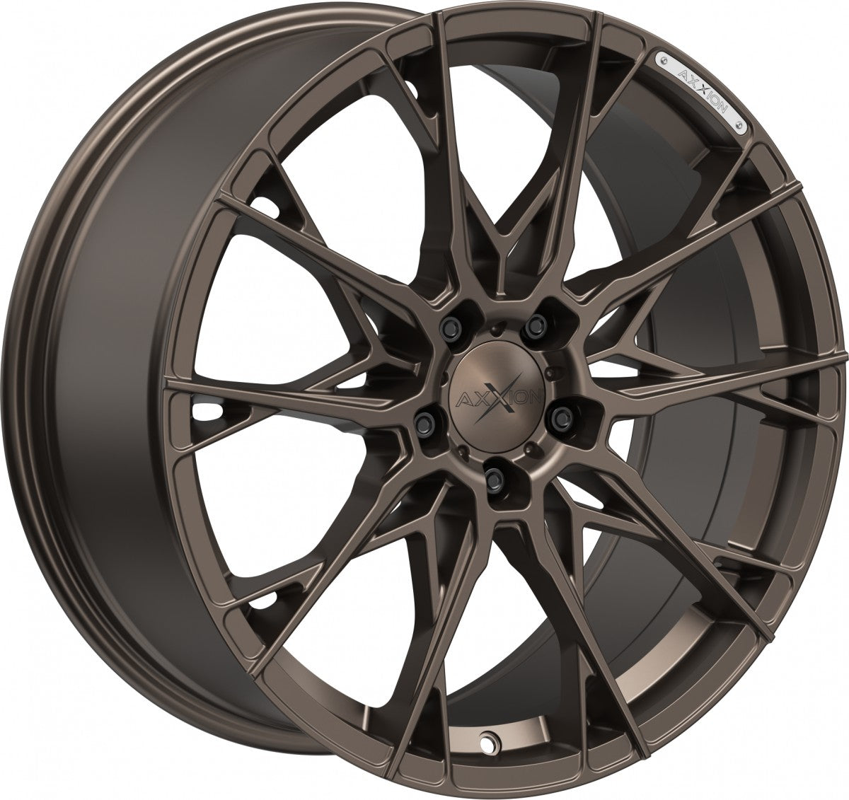 Axxion X1 bronze matt lackiert Alufelge 8.5x19 Zoll ET35 LK 5x112 ML72.6 – Bild 3