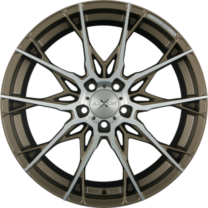Axxion X1 Bronze Matt Poliert (BRP) Alufelge 8.5x19 Zoll ET35 LK 5x112 ML72.6