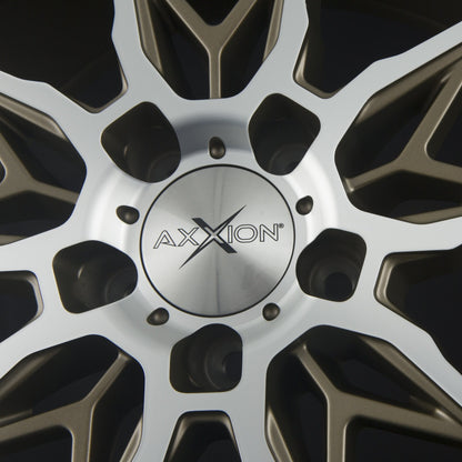Axxion X1 Bronze Matt Poliert (BRP) Alufelge 8.5x19 Zoll ET35 LK 5x112 ML72.6 – Bild 3