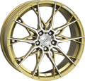 Axxion X1 gold matt poliert Alufelge 8.5x19 Zoll ET35 LK 5x112 ML72.6